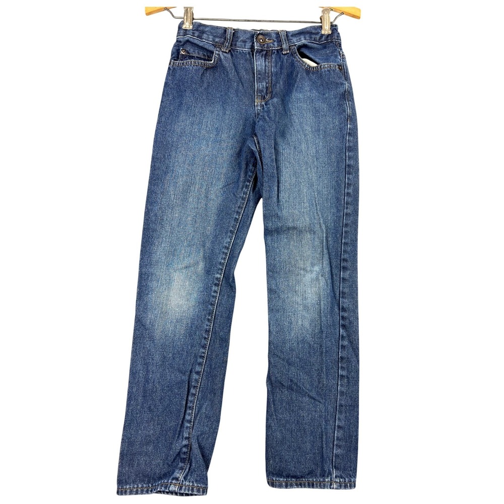 The Children's Place Straight Jeans Kids Size 10 Medium Wash Blue Cotton Denim